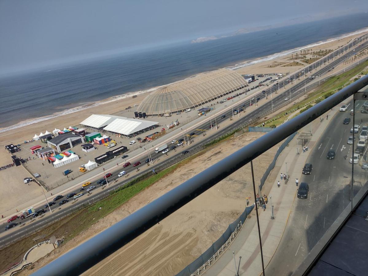 Beachfront Condo San Miguel Lima Bagian luar foto