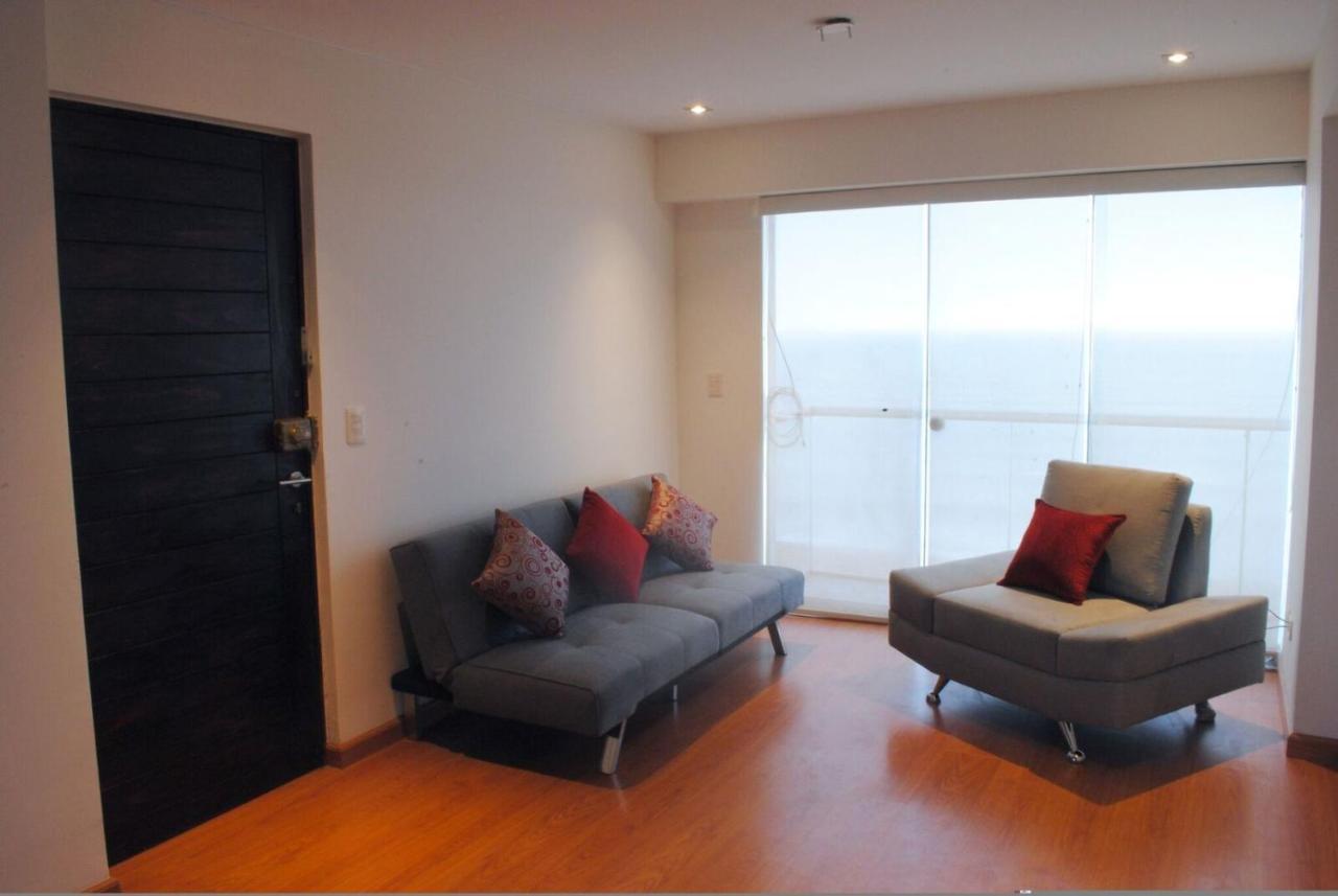 Beachfront Condo San Miguel Lima Bagian luar foto